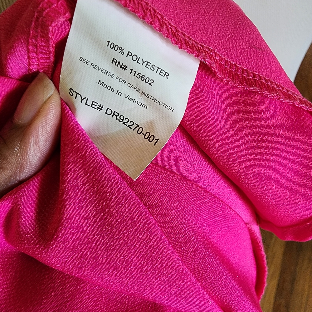 Lush Pink Halter Sundress with Ruffled Hem - Picture 5 of 5